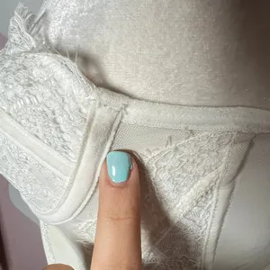 White Lace Corset Bustier Coachella Festival Bridal‎ White Small thumbnail 3