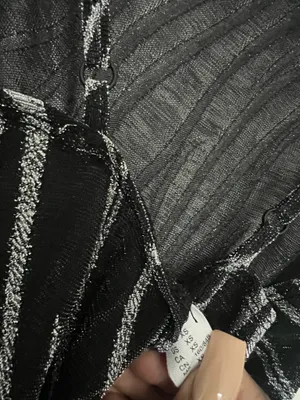 Black Midi Dress with Silver Size XS thumbnail 4