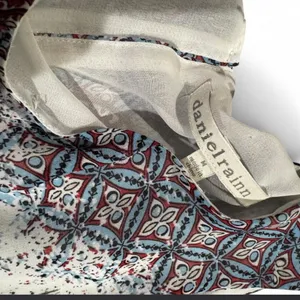 Daniel Rainn Red and Blue Paisley Blouse thumbnail 2
