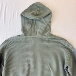 Aerie New Love Corded Hoodie M Sage Green Oversized Cozycore thumbnail 15