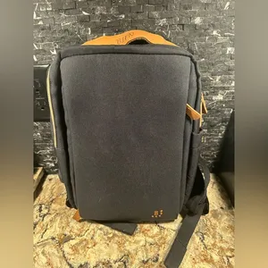 Bien Mini Manhattan Smart Backpack Travel Laptop Tablet Black Multi Compartment thumbnail 2