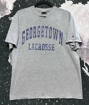 Georgetown Lacrosse Athletic Sports Team Shirt thumbnail 1