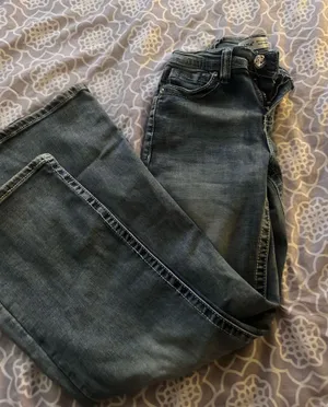 Studded wide leg jeans Blue thumbnail 1