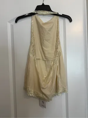 Mango Halter Lace Trim Camisole NWT thumbnail 5