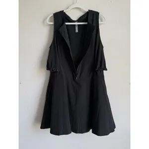 Lou & Grey‎ Wanderweave Active Pocket Dress Women's XL Black Sleeveless Casual thumbnail 11
