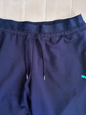 Puma Active Woven Pants Logo Joggers - XL - Peacock Navy Blue thumbnail 3