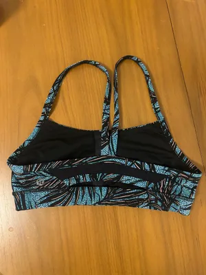 Lululemon Multicolor Teal/Pink Sports Bra thumbnail 3