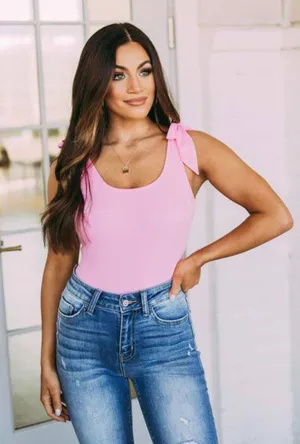 These Three Boutique Pink Bodysuit thumbnail 1