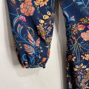 I. Madeline Anthropologie Dress Garden Splendor small Midi A Line Boho Floral thumbnail 8