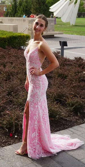 Prom Dress Pink Size 0 thumbnail 2