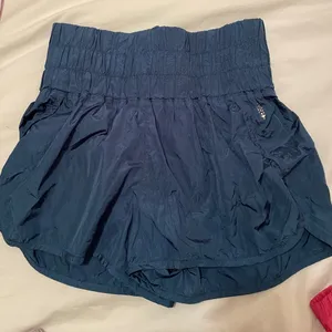 Free People Movement Dark Green Shorts thumbnail 1