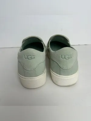 UGG Jass Suede Slip On Sneaker in Mint thumbnail 4