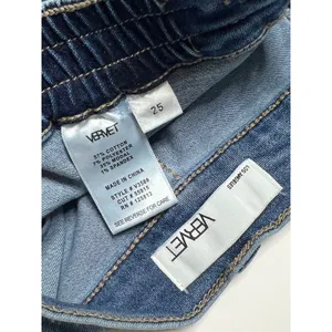 Vervet High Rise Wide Leg Jeans Size 25 Blue Stretch Denim Patch Pocket thumbnail 3
