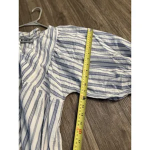 Universal Threads Women's Puff Sleeve Mini Striped‎ Dress Size S thumbnail 12