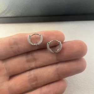 Huggie Small Hoop Earrings for Men Women Streetwear Hip Hop Unisex Style thumbnail 6