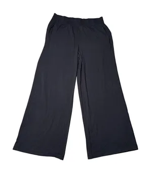 Lululemon Soft High-Rise Wide-Leg Pants Women 10 Black Excellent‎ LW5GRXS thumbnail 1