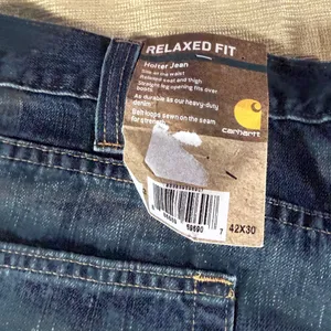 Carhartt Holter Jeans Men 42x30 Relaxed Fit Straight Leg 101483-968 NWT thumbnail 11
