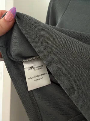 Hello Molly Sage Green Twist-Front Long Sleeve Shirt thumbnail 6