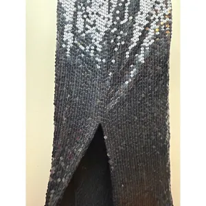 VTG Nightline by Della Roufogali Black Sequin Gown Sz. 4 thumbnail 4