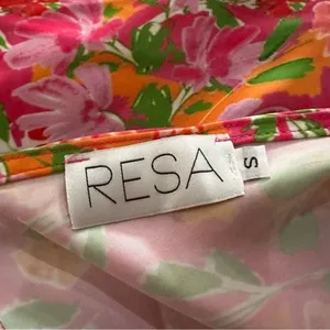 RESA Hannah Floral Midi‎ Slip Dress Small Pink Floral Fiji Print V Neck thumbnail 9