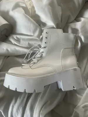 Shein Boots White thumbnail 5