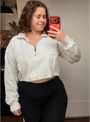 Abercrombie Cropped Quarter-Zip thumbnail 1