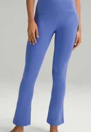 Lululemon periwinkle groove flare leggings thumbnail 1