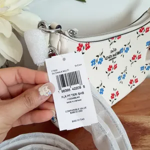 NWT Coach Teri Shoulder‎ Bag With Floral Print thumbnail 3