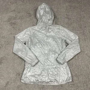Helly Hansen Jacket Womens Small White Lace Print Hiking Lightweight Hooded thumbnail 6