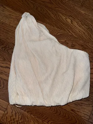 Abercrombie and Fitch Asymmetrical One Shoulder Knot Top thumbnail 3