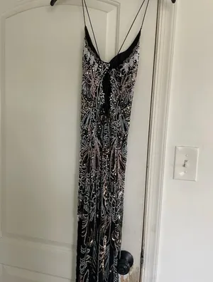 Primavera Couture Beaded Prom Dress thumbnail 6