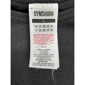 Gymshark Crop Top Vital Seamless 2.0 Large Grey Long Sleeve Thumbhole Activewear thumbnail 8