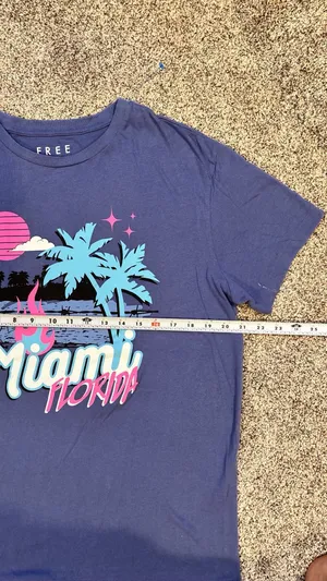 Miami Beach Sunset Comfort Colors T-shirt thumbnail 9