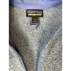 Patagonia Better Sweater 1/4 Zip Fleece Pullover Blue Marl STY25617 Womens M thumbnail 7