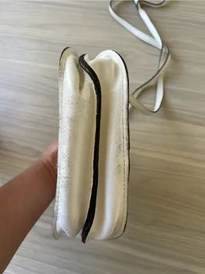 Patricia Nash Black and White Leather Two-Tone Crossbody thumbnail 8