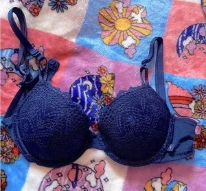 Victoria’s Secret Eyelet Lace Lightly Lined Demi Bra 32C NWT thumbnail 1