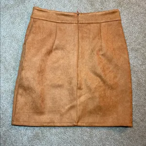 Tan Lace-Up Women's Skirt thumbnail 2