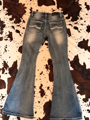 True luck bell bottom jeans Blue Size 2 thumbnail 2