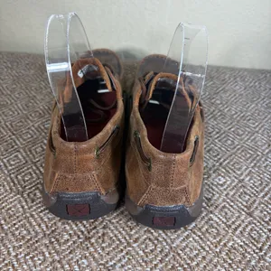 Twisted X Driving Moccasin Womens 7.5M Brown Lace Up Boat Bomber Shoes Boho thumbnail 5