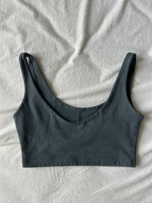 Brandy Melville Lydia Navy Blue Top thumbnail 2