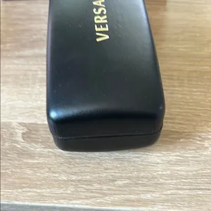 EMPTY Versace Black Sunglass Protective Case AND EMPTY box thumbnail 6