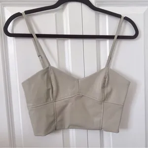 Zara Beige Crop Top thumbnail 3