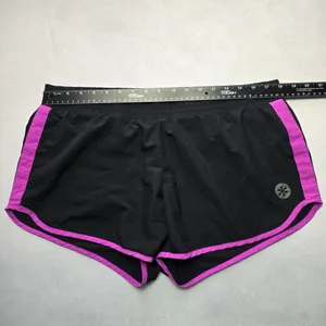 Old Navy Active Black Purple Shorts Pull On Athletic Running Shorts L‎ Large thumbnail 8