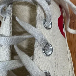 Comme des Garcons PLAY x Converse Chuck Taylor All Star Low Cream‎ Shoes size 6 thumbnail 15