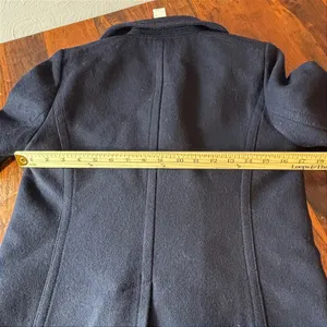 J.Crew Navy Wool Cashmere Peacoat Nello Gori Gold Button Jacket G7503 Mens 2 thumbnail 6