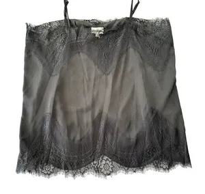 Heyson Black Lace Trim Camisole Top Womens 1XL‎ Adjustable Straps Layering Sexy thumbnail 1