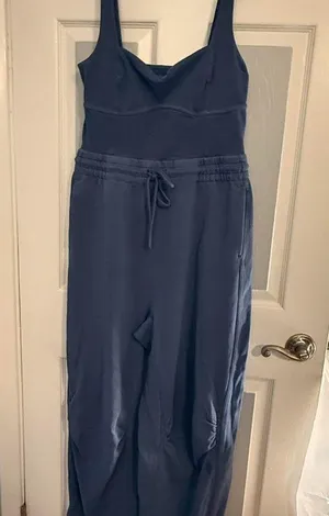 Free People InBound Onesie in Misty Blue . NWOT, size medium . thumbnail 1