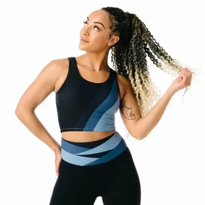 NWT ZYIA Shades of Blue Luxe 2-in-1 Tank L thumbnail 1