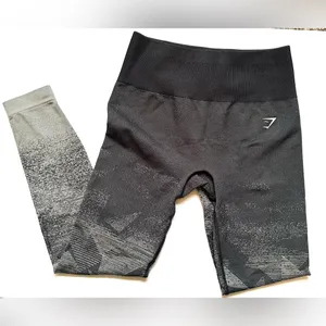 Gymshark Adapt Ombre Seamless‎ Leggins Black and White High Rise Sz Small thumbnail 4