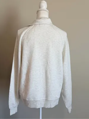 NWT Varley Selene 1/2 Zip doublesoft sweatshirt relaxed fit size small thumbnail 7